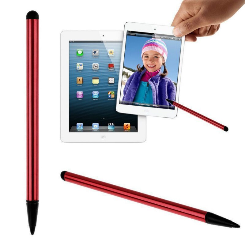 2-in-1 Stylus Pen Touch Screen Stylus Pencil for Tablet iPad Phone Samsung PC Xiaomi Capacitive Resistive Pen Lapiz Tactil