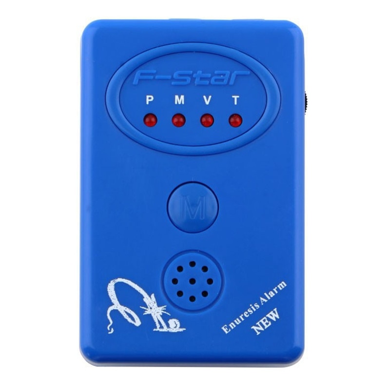 Baby Wet Reminder Baby Bedwetting Enuresis Urine Bed Wetting Alarm +Sensor With Clamp Blue