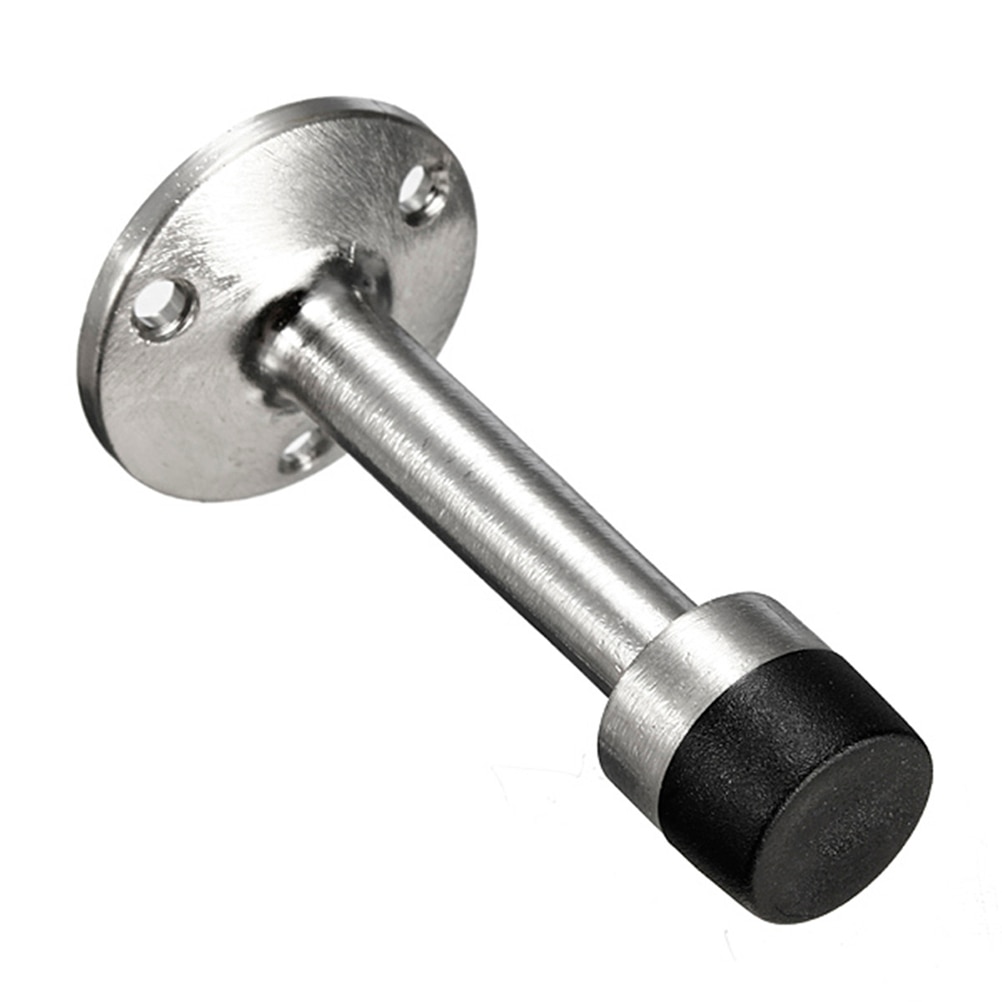 listing stainless steel rubber door stopper door stop bedroom / bathroom door holder wall to prevent collision pad