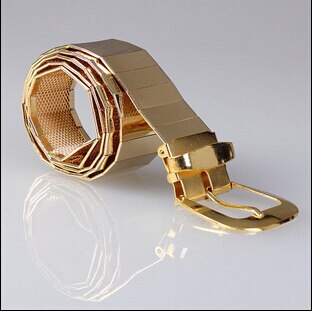 mode mannen alle metalen legering riemen metalen pin gesp metalen riem/goud zilver zwart mannen en vrouwen riemen accessoires: gold