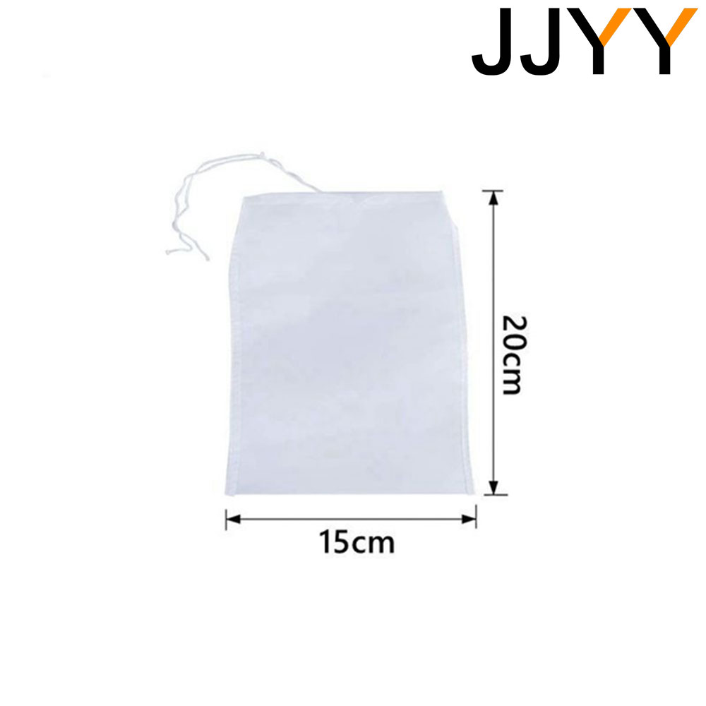 JJYY Beer Homebrew Filter Bag for Brewing Malt Boiling Wort Mash Strainer Tool Mesh Nylon Food Strainer Bag Nut Milk Juice Filte: XS / black