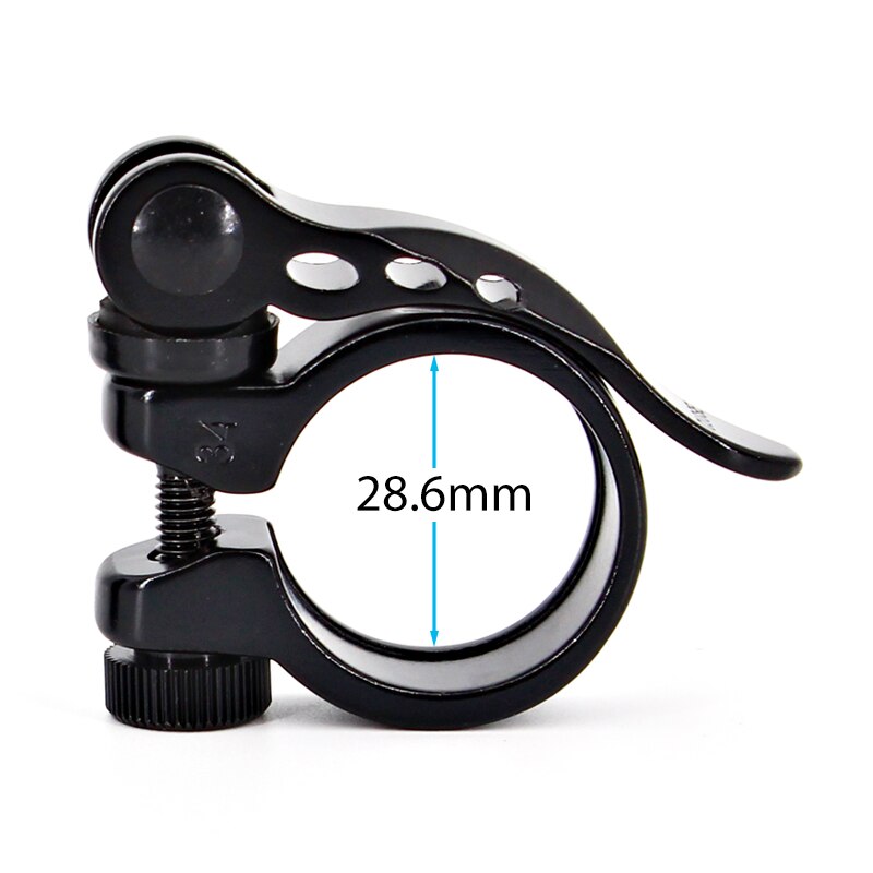 Fiets snelspanner zadelpenklem 28.6/31.8/34.9mm mtb racefiets buisklem fiets zadelbuisklem fietsonderdelen fietsonderdelen: 28.6mm zadelklem
