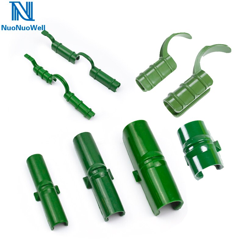 Pinces de fixation en Film plastique pour serre, 10 pièces par paquet, accessoires pour couverture de serre et Tunnel