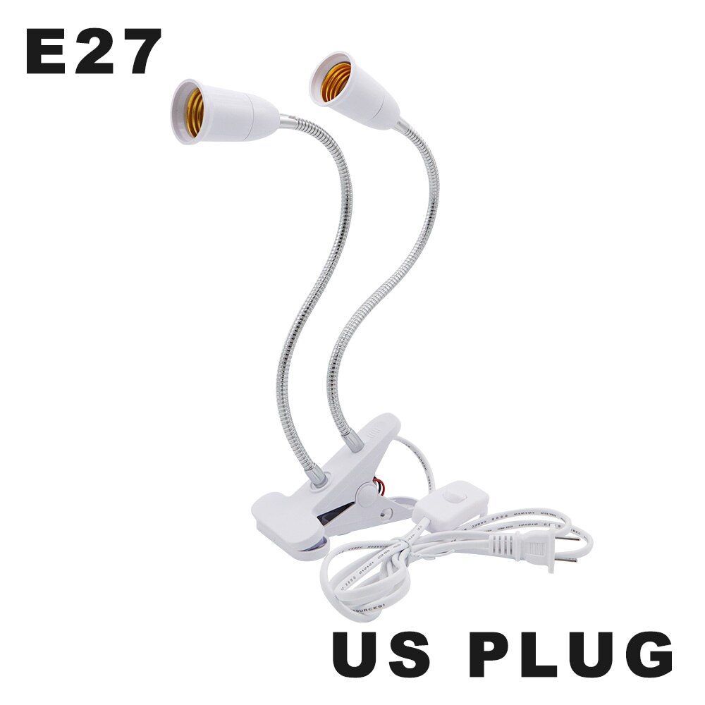 18LEDs 28LEDs Plant Growing Lamp Bulbs Growing Lights Full Spectrum Growth Lamps for Indoor Flower Potted Planting: US Plug(2head)