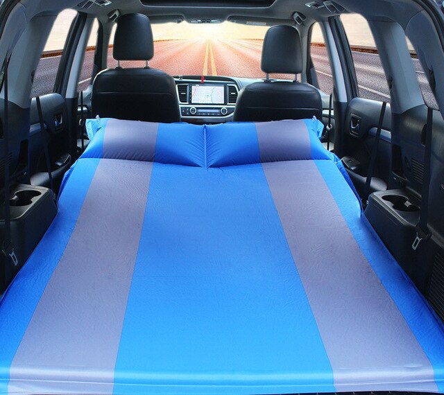 Auto Multi-Functie Automatische Air Matras Suv Speciale Auto Reizen Bed Kofferbak Luchtkussen Bed Auto Bed Volwassen Slapen mat: Grijs