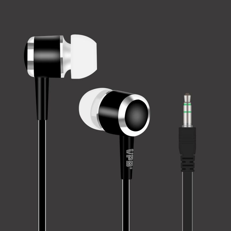 Bekabelde in-ear headset zonder microfoon geruisloze kleurrijke snoep oordopjes oortelefoon voor kinderen mooi en goedkoop