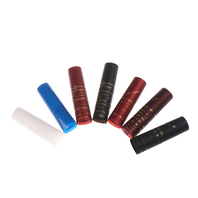 Tapón termorretráctil de PVC, accesorios para Bar, suministros para , elaboración casera, tapa de sellado para botella de vino, 10 unids/lote