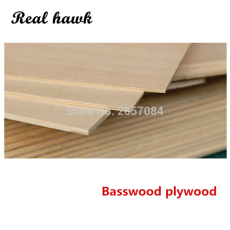 297x210x1/1.5/2/3/4/5/6mm super Aviation model layer board basswood plywood plank DIY wood model materials