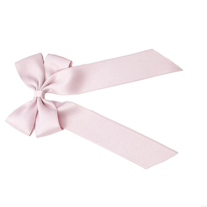 39bd fotografie haarclip voor hete meiden gelaagde bowknot vorm haar barettes paardenstaart vlechten haarclip met lang lint