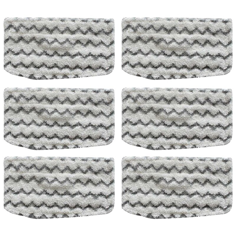 6Pcs Steam Mop Doek Schoonmaakdoekje Mop Pad Wasbare Accessoires Geschikt Voor Shark M11 D11 D01 M01 P2: Default Title