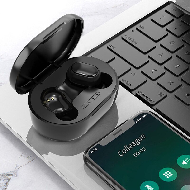 Bluetooth-kopfhörer, kabellose ohrhörer mit mikrofon, wasserdichte sportkopfhörer, headsets mit geräuschunterdrückung für smartphones