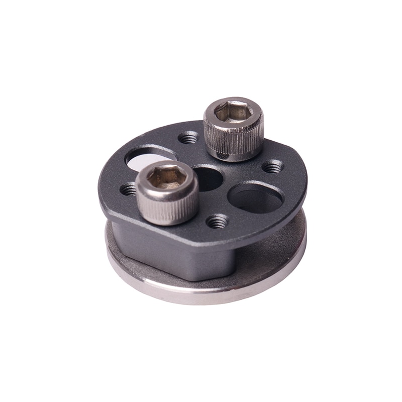 Arri roseta padrão parafuso-no adaptador de montagem (rosca m6, 31.8 diâmetro) para a gaiola da câmera dslr, punho, aperto de mão de madeira, equipamento com r
