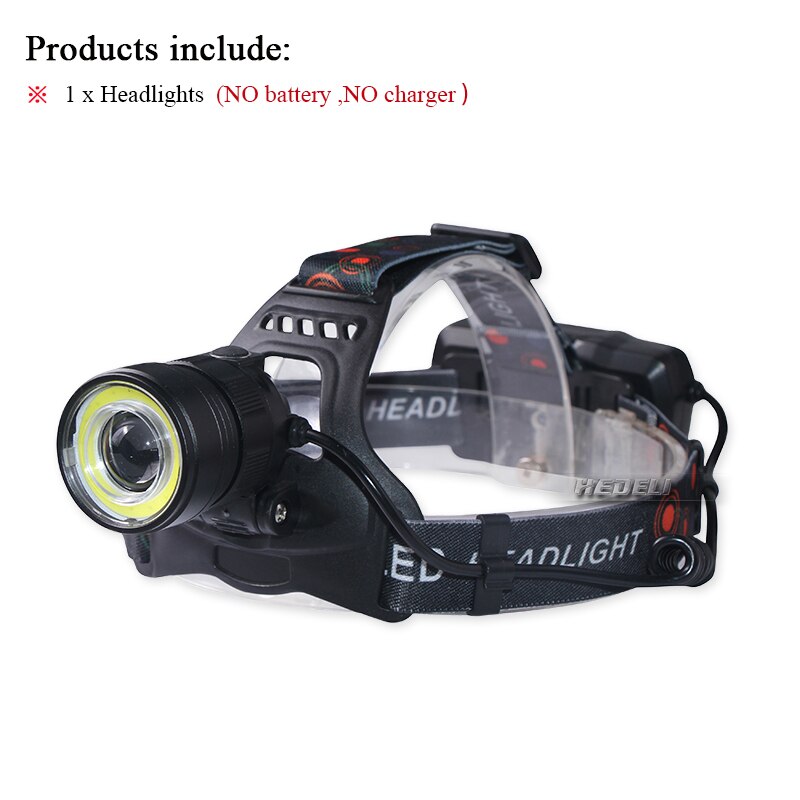 powerful Led head lamp xhp70 rechargeable led headlamp xhp 50 cob t6 head torch flashlight 18650 battery waterproof headlight: DHT434A1