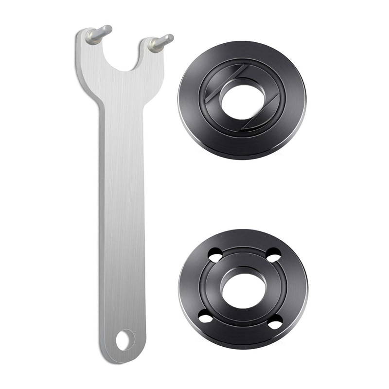 Grinder Flange Angle Wrench Spanner Metal Lock Nut for Dewalt Milwaukee Makita 193465-4 Black &amp; Decker Ryobi 4.5 inch 5 in