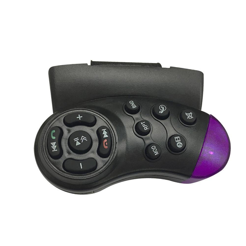 Universal Car Steering Wheel Remote MP3 Player/Radio/DVD/GAME Matte Texture Multi-function Wireless Remote Control Auto Parts