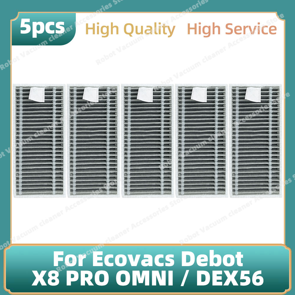 Compatibel Voor Ecovacs Deebot X8 PRO OMNI/DEX56 Accessoires Belangrijkste Zijborstel Mop Doek Stofzak Vervangende Onderdelen: Oranje