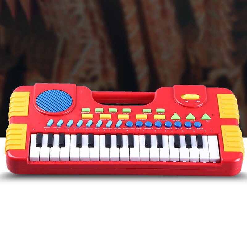 31 taster børn baby musiklegetøj børn musik bærbart instrument elektronisk klaver keyboard pædagogisk legetøj til piger