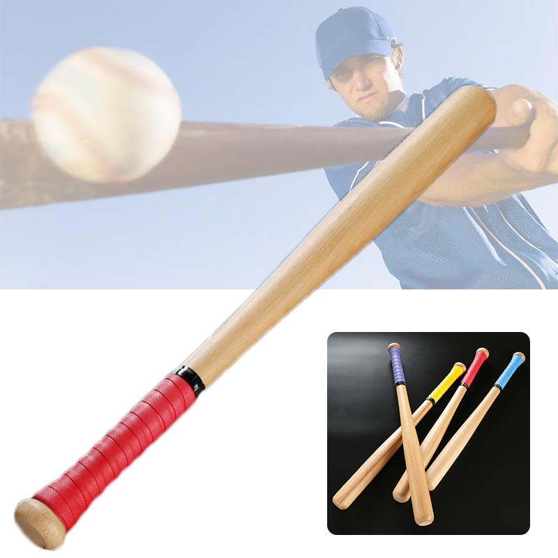 Fitness log baseball 54cm polering bat baseball træ karriere heavy duty for flagermus