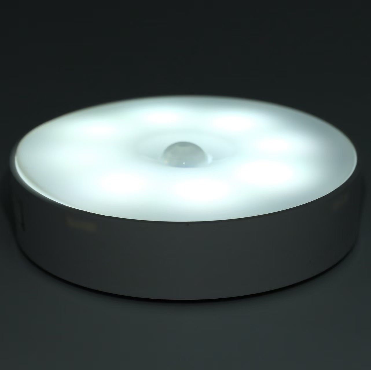 Human Body Sensing Night Light LED Automatic Lighting USB Charging Wireless Magnetic Night Light: Burgundy / Blue