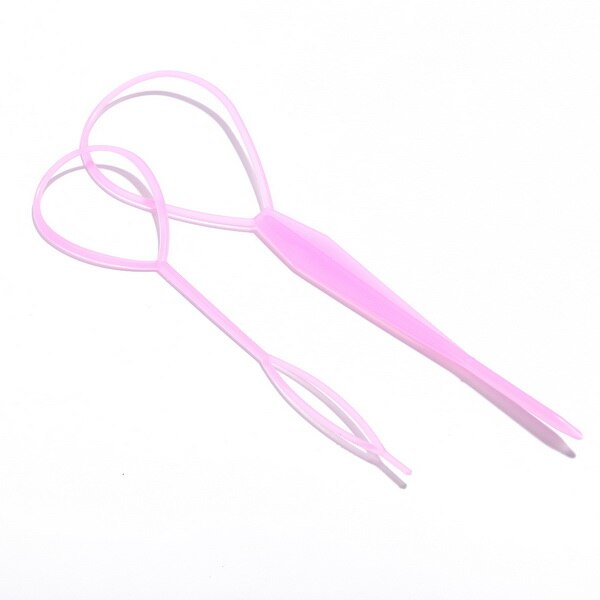 Magic Hair Styling Set Hair Pin Bun Maker Hair Braiding Twist Styling Tool Centipede Braids and Double Hook Plates Tool: 03
