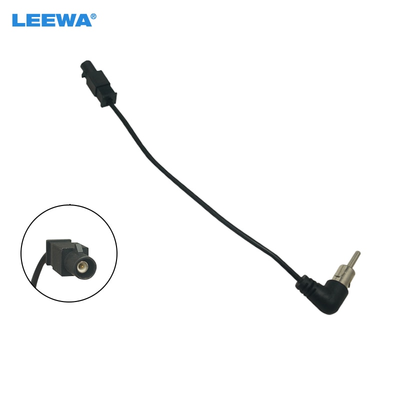Leewa bilradio ljudinstallation fm/am antennadapter för volkswagen/ford/gm/peugeot/renault stereokabel  #ca7148