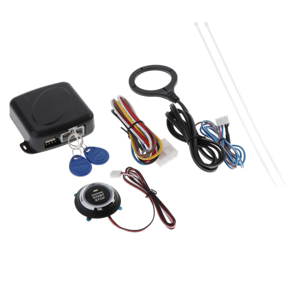 DC12V Alarm One Start Stop Engine Push Button Starter Antitheft System