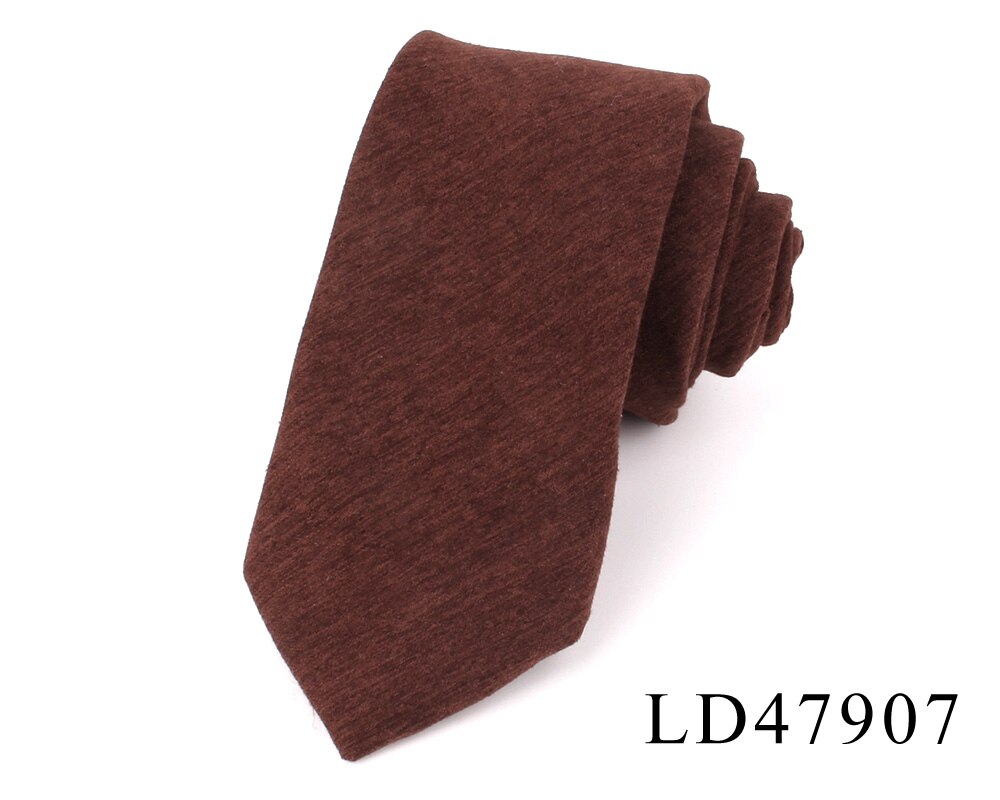 Gravatas de cor sólida para homens e mulheres, gravatas finas e casuais para casamento: LD47907