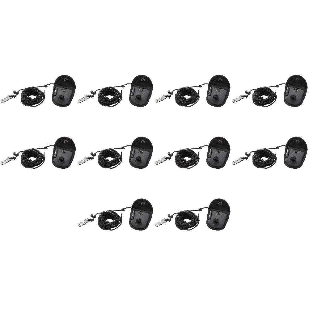 Corde à illant artificiel astique Coupe-Vent pour Voyage, Camping, 12 Clips, 3 m: YELLOW