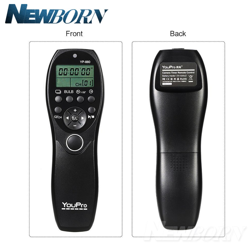 YouPro YP-880 L1 Timer Afstandsbediening Schakelaar Bedrade Shutter voor Panasonic DMC-FZ100 FZ150 FZ200 G1 G10 G2 G3 G5 G6 GF1 GF6 GH1 GH3 GX7 L1