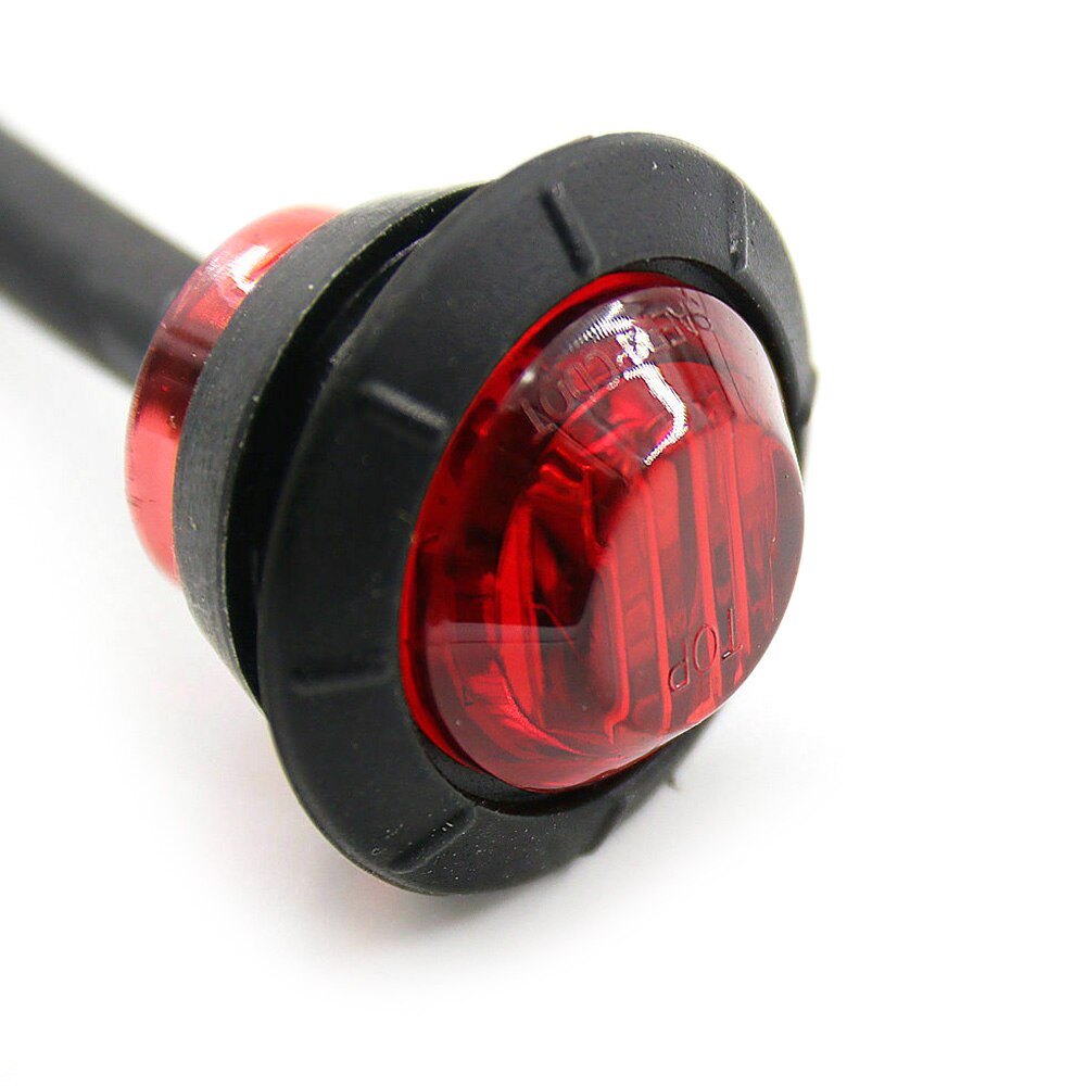 10Pcs Auto Externe Verlichting Led 12V Auto Bus Truck Wagons Side Marker Indicator Trailer Licht Achterzijde lamp