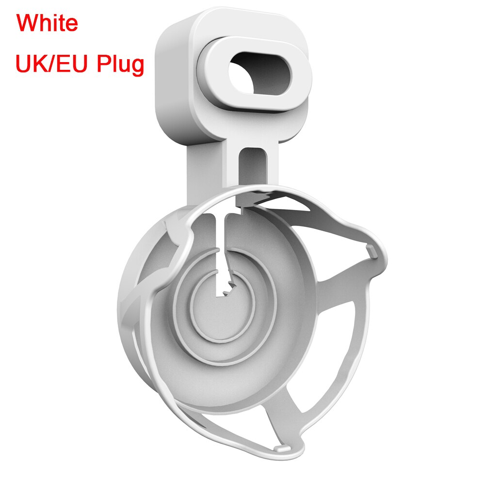 Wall Mount Stand Hanger Smart Speaker Outlet Houder Ruimtebesparend Beugel Kabel Hanger Holder Voor Apple Home Pod Mini Geen schroeven: white	UK EU Plug