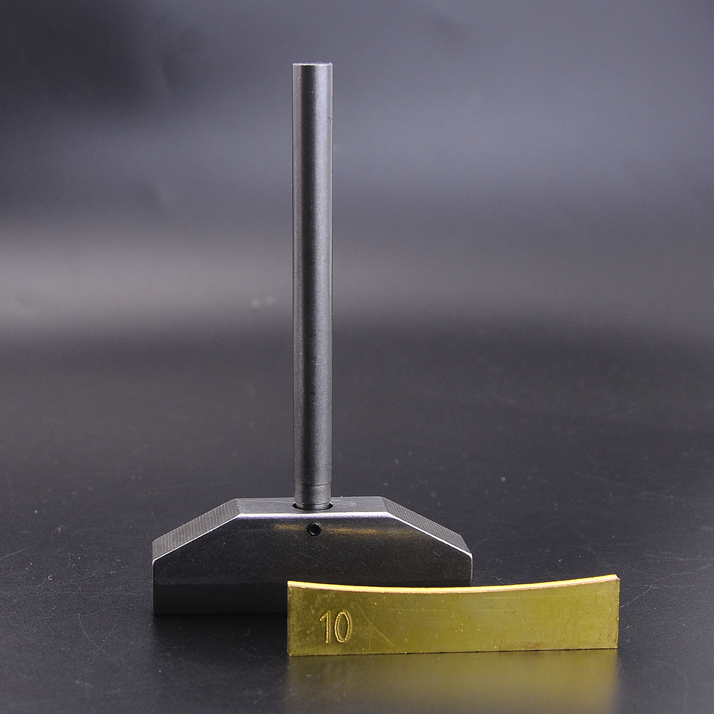 Caul per pressa per tasti della tastiera con inserto in ottone per chitarra basso: Borgogna