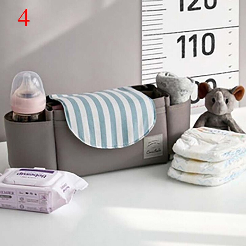 NuoYo Kinderwagen Organizer - Abnehmbare Umhängetasche Mit Großem Stauraum