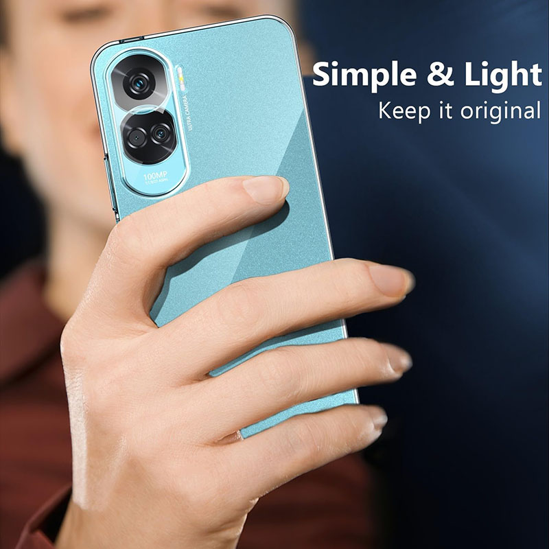 Coque souple en Silicone Transparent pour Honor X8B X9B X7B X8A X7A X9A X8 X7 X6, coque arrière transparente Ultra fine pour Honor 90 70 50 Pro Lite