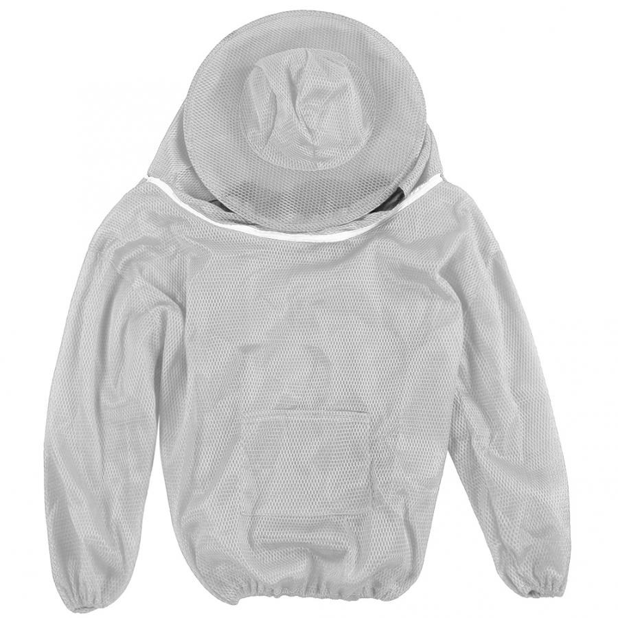 Bijenteelt Sluier Pak Bijenteelt Gereedschappen Professionele Bijenteelt Beschermende Jas Imker Sluier Pak Kiel Bee Suit: Zilver