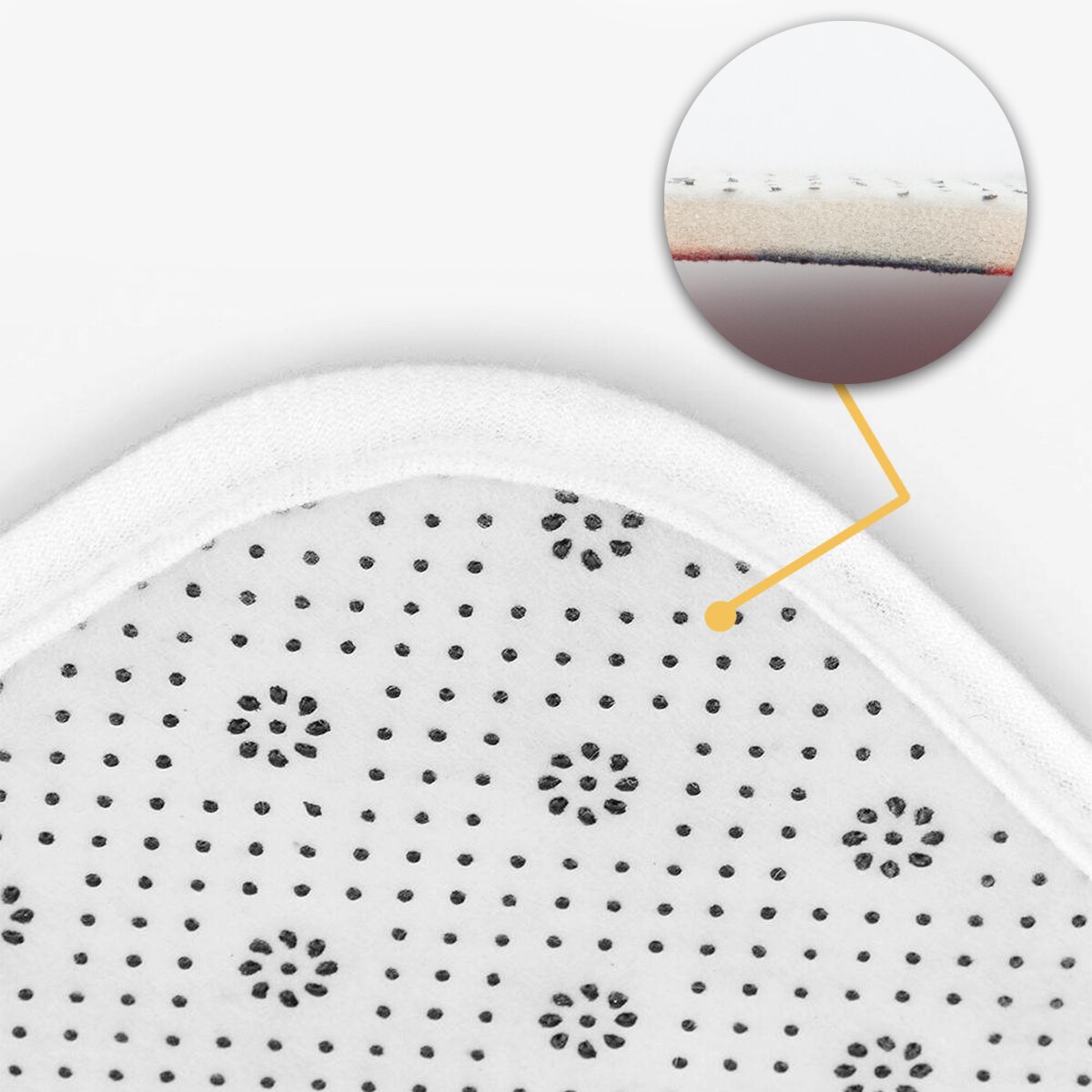 Färg marocko geometriska rutor badrum matta set toalettöverdrag matta piedestal matta halkfria badrumstillbehör dörrmatta set