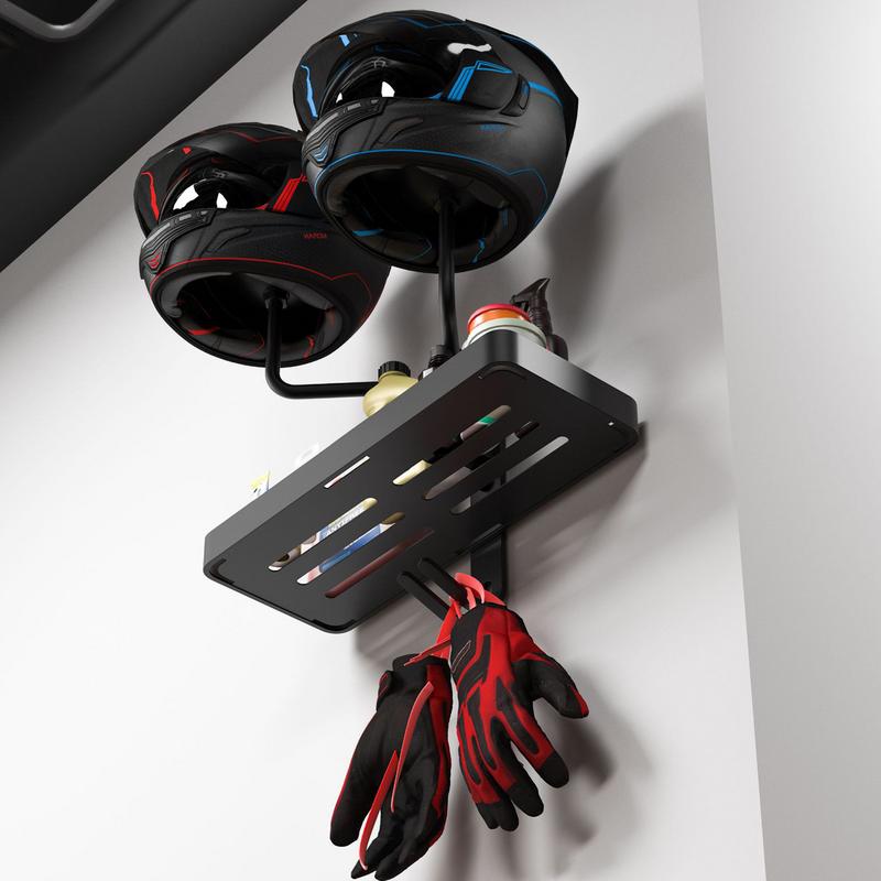 Support de casque de moto, présentoir pratique avec crochet, support de suspension pour chapeaux de volley-ball de Football, veste de casquettes