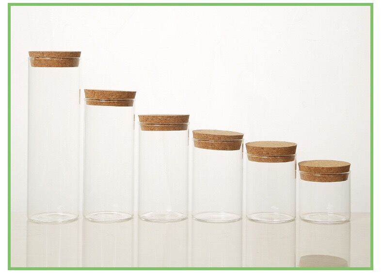2 stücke Holz Deckel Glas Luftdichten Kanister Küche Lagerung Flaschen Gläser Lebensmittel Container Körner Tee Kaffee Bohnen Körner Candy Gläser