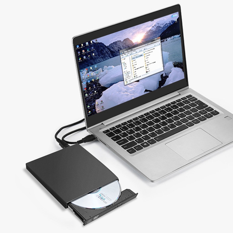 External CD/Dvd Drive USB 2.0 CD DVD Reader for Laptops Windows 10/8/7 Linux Operating System for Desktop