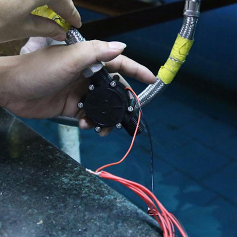 Micro Hydro Generator 80V/12V/5V 10W DC Micro Hydro Generator Tap Water Flow Hydraulic DIY high power flow generator motor