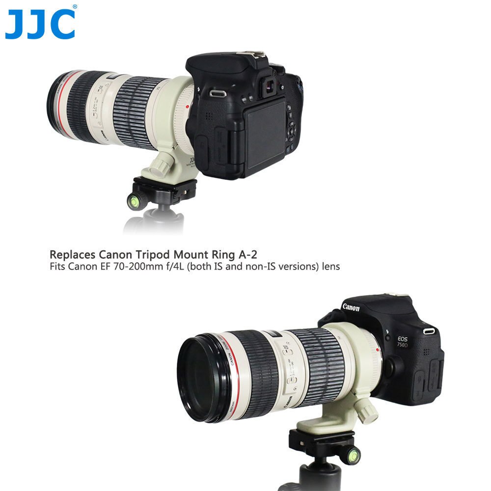 Jjc Tripod Mount Ring Kraag Een Ii W Camera Lens Adapter Voor Canon 70-200 Mm F/4L is Usm Stroomden Ssw Vervangt A-2