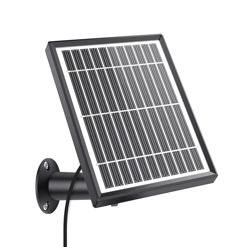 Outdoor Waterproof 5V 3.3W Solar Panels 3 Meter Cable Solar For WiFi Security Battery Powered Wireless Solar Camera