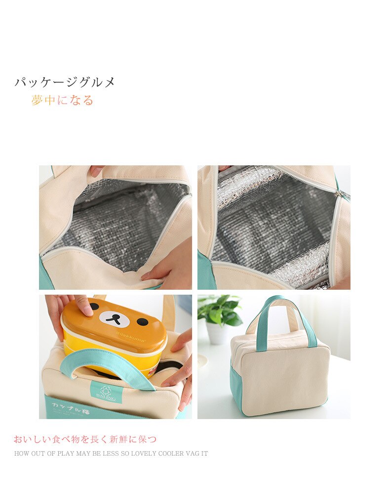 Office Lunch Thermal Bag Foods Fresh Keeping Bag Out door Picnic Bag Foods Insulation Bag Water proof Insulation Ice Bag