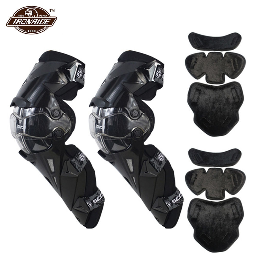 SCOYCO Motorcycle Knee Protector Motorcycle Protection Knee Protector Motocross Riding Racing Protective Guards Moto Protection