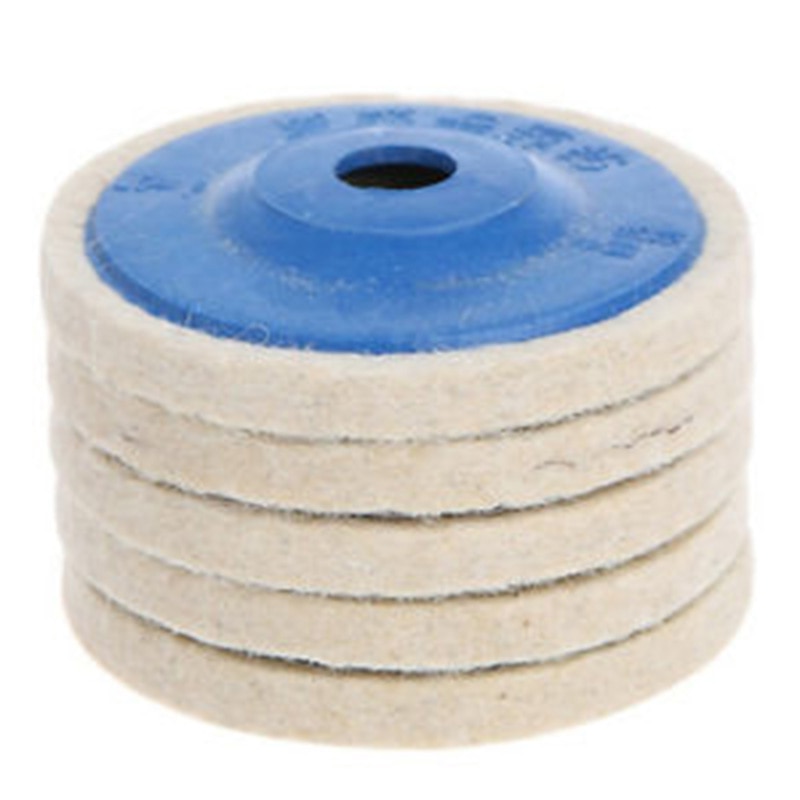100mm 4 Wool Felt Buffing Wheel Polishing Disc Pad Fit For Angle Grinder Tools Wool Polishing Wheel Buffing Pads