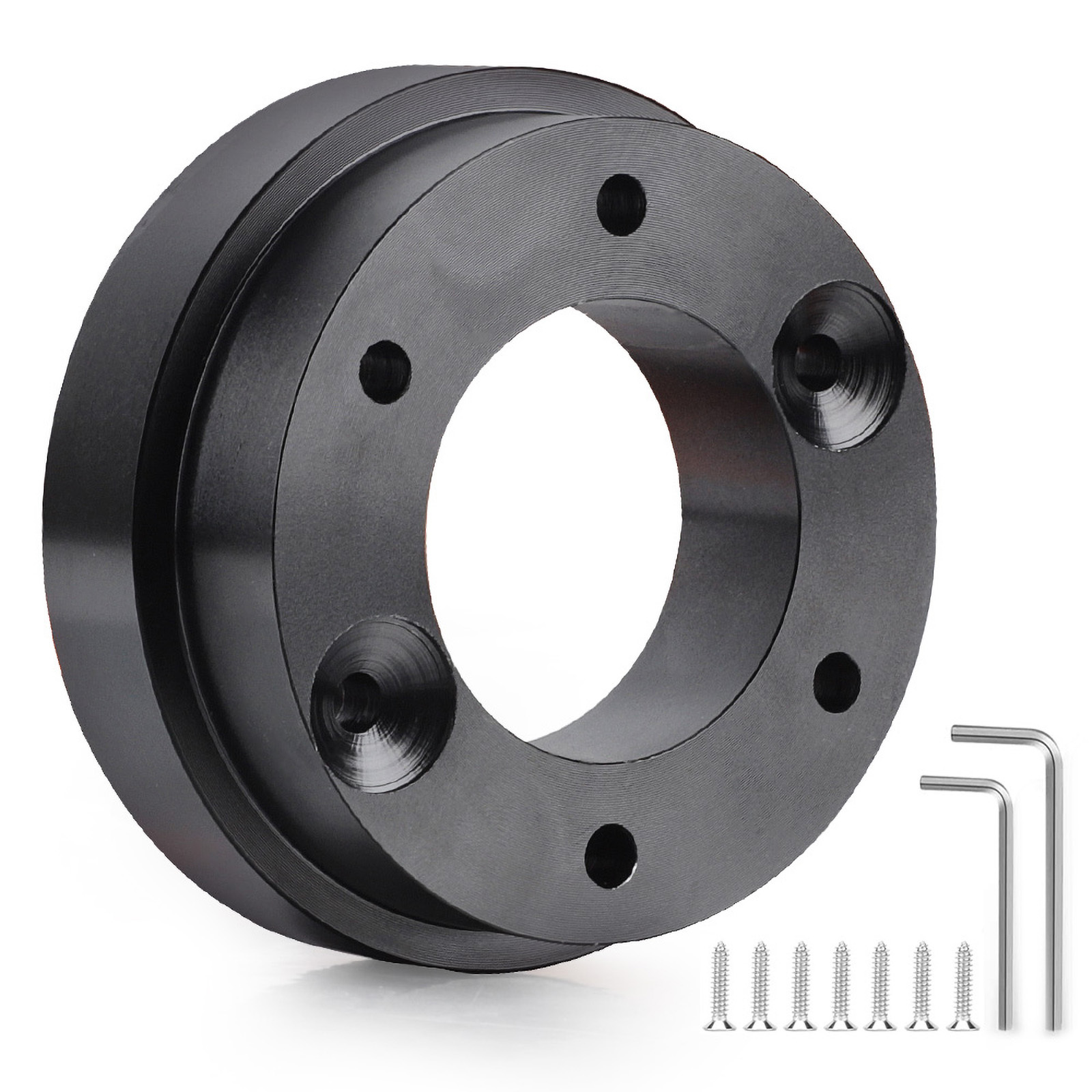 CNSPEED 70MM Płytka adaptera kierownicy 13-calowa kierownica wyścigowa PCD Modyfikacja gier samochodowych dla Logitech G29 G920 G923: czarny