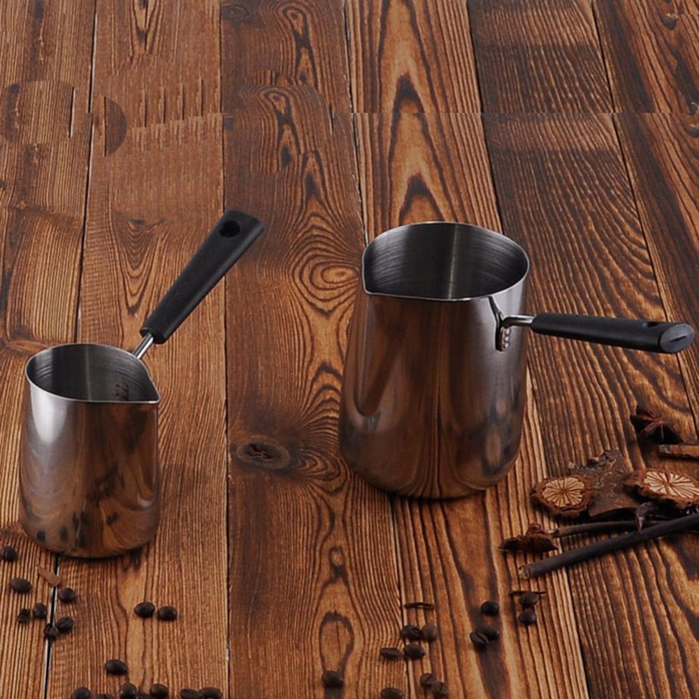 Rvs Wax Smelten Pot Met Siliconen Handvat Diy Kaars Smelt Pot Ontbinden Zeep Jug Verwarmde Koffie/Melk/chocolade