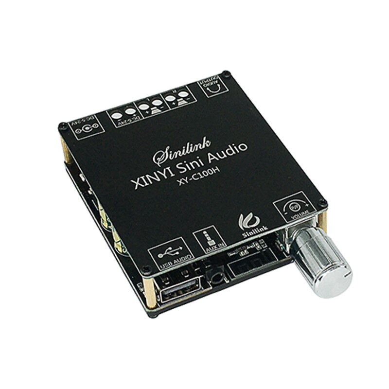 2*50W Bluetooth 5.0 Class D Audio Power 10W~200W Amplifier HiFi Stereo Wireless Music Player Mini USB Sound Card App Digital AMP: AMP