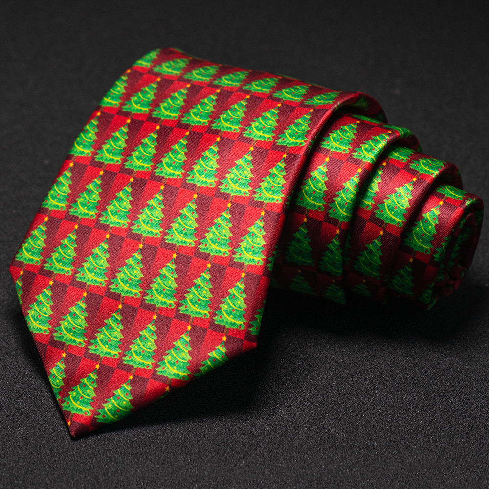 EASTEPIC Classic Print Neckties Fashionable Men's Ties Colorful Ties for Men Christmas Party Accessory Santa Claus: Lavender