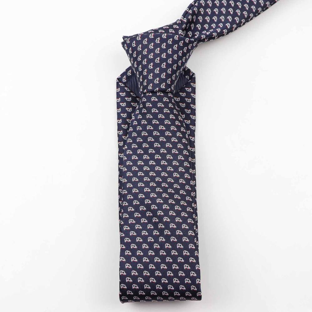 6cm bredde herre børn slips formel stribet jacquard fest slips smal cykel paraply hund bil corbata halstøj gravata: 1